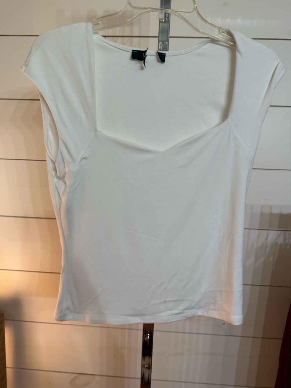 Lulu's White Scoop Neck Tank Top